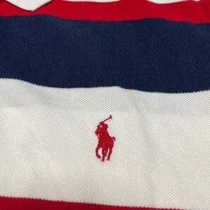 国内正規品 POLO RALPH LAUREN ポロラルフローレン 半袖ポロシャツ メンズサイズXL 185/101A ボーダー の画像5