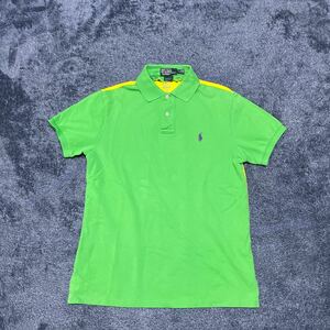 国内正規品 POLO RALPH LAUREN ポロラルフローレン 半袖ポロシャツ メンズサイズM カスタムハンドメイド品