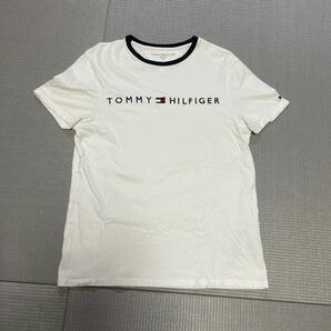 TOMMY HILFIGER トミーヒルフィガー 刺繍ロゴ Tシャツ メンズ日本サイズMの画像1