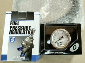  unused new goods Tomei Powered fuel pressure adjustment type fuel pressure regulator, pressure gauge,8φ enduring pressure fuel hose 3 point set 