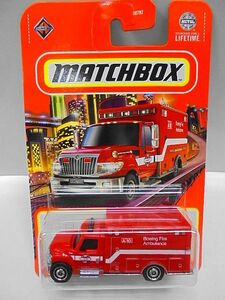 MATCHBOX インターナショナル テラスター ミニカー マッチボックス アンビュランス トラック 救急車 消防車 働く車