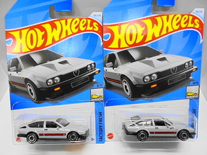 Hotwheels アルファロメオ GTV6 3.0 ホットウィール ミニカー 2台セット 