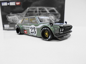 ■未開封品発送■ MINI GT 街道ハウス ダットサン 510 ワゴン ミニカー 日産 ブルーバード 1/64 ジュンイマイ 62 旧車