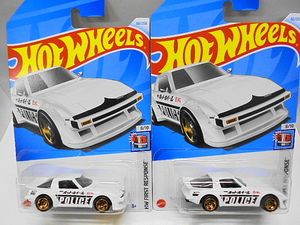 Hotwheels マツダ RX-7 ホットウィール ミニカー 2台セット ポリス