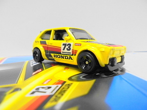 ルース品 Hotwheels '73 ホンダ シビック カスタム ミニカー ホットウィール 