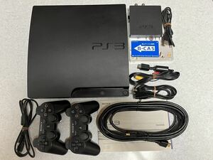 ★ジャンク品 SONY PS3 PlayStation3 CECH-3000B チャコールブラック レコーダーパック SSD120GB換装