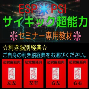 【改訂版】利き脳別★霊感力・氣の波動遠隔操作・サイキック能力を100%実現！☆驚異の能力覚醒効果☆短期間に覚醒効果を実感できます！☆★