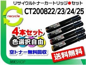 送料無料 色選択可 4本セット C3050対応 リサイクルトナーカートリッジ CT200822/ CT200823/ CT200824/ CT200825 再生品