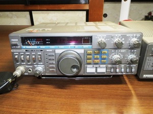 無線機　KENWOOD TS-430V/安定化電源PS-21 レトロ機器・ケンウッド/動作OKマイク付き