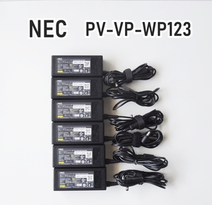 NEC 純正ACアダプター 3.42A 6個 ケーブル付き ADP91 PV-VP-WP123 OUTPUT 19V 