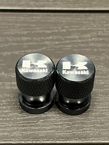 * new goods free shipping air valve cap grey 2 piece set ZX-10R ZX-6R ZX-4R ZX-25R 250 400 NINJA 650 Kawasaki