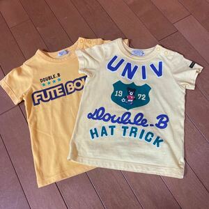 ミキハウス☆ DOUBLE.B ☆tシャツ☆90ミキハウス☆ダブルB ☆セット☆