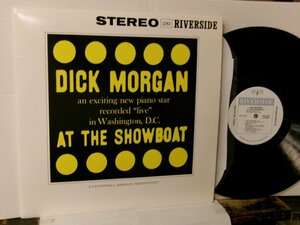 ▲LP DICK MORGAN ディック・モーガン / AT THE SHOWBOAT 輸入再発盤＋解説 RIVERSIDE RLP-1183◇r60420