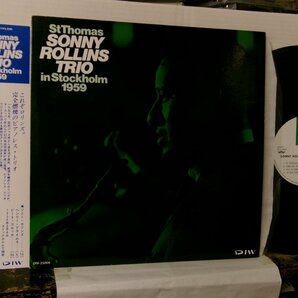 ▲LP ソニー・ロリンズ / ST THOMAS SONNY ROLLINS TRIO IN STOCKHOLM 1959 国内盤 DIW-25008◇r60420の画像1