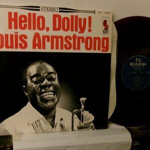 ▲LP LOUIS ARMSTRONG ルイ・アームストロング / HELLO DOLLY ハロー・ドーリー 国内赤盤 東芝 KP-7100◇r60420の画像1