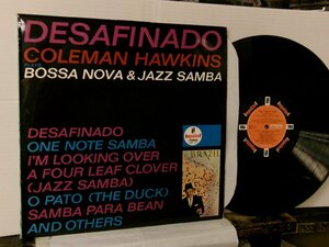 ▲LP COLEMAN HAWKINS コールマン・ホーキンス / DESAFINADO BOSSA NOVA & JAZZ SAMBA 国内盤 キング SNY-17◇r60427