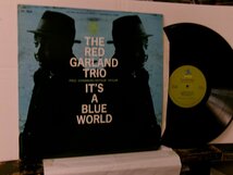 ▲LP RED GARLAND TRIO レッド・ガーランド / IT'S A BLUE WORLD 輸入盤 PRESTIGE PR-7838 黄緑ラベル FANTASY◇r60427_画像1