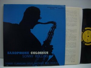 [LP] ソニー・ロリンズ / サキソフォン・コロッサス マックス・ローチ SONNY ROLLINS SAXOPHONE COLOSSUS 1956年 SMJ-6501M ◇r60417