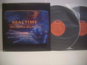 ● ダブルジャケット 2LP 泉谷しげる / リアル・タイム SHIGERU IZUMIYA REAL TIME 1984年 38MX1165/6 ◇r60419