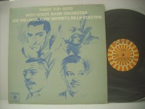 ■ LP 　JOE WILLLIAMS、TONY BENNETT、BILLY ECKSTINE / THREE TOP GUYS 国内見本盤 日本コロムビア株式会社 YS-2583-RO ◇r60419