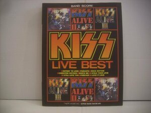 ● バンドスコア キッス / キッス・ライヴ・ベスト KISS LIVE BEST 1996年 株式会社 シンコーミュージック ◇r60429