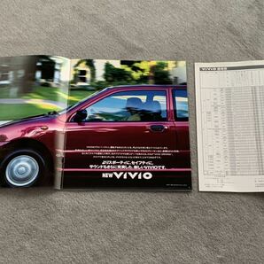 1995年10月 スバル KK3 KK4 KW3 KW4 ヴィヴィオ カタログ 23P 価格表 オプションカタログ VIVIOの画像2