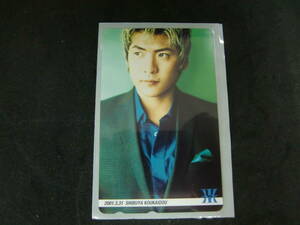 吉川晃司　未使用テレフォンカード　【CONCERT TOUR 2001 SOLID SOUL 3/31 渋谷公会堂】