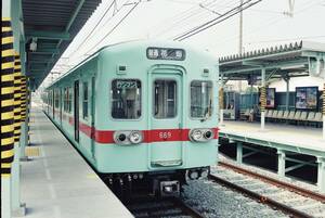 鉄道写真　西日本鉄道　天神大牟田線　600形　Lサイズ　ネガ・データ化