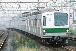 鉄道写真　東京地下鉄（東京メトロ）　千代田線　6000系　タイプⅡ　Lサイズ　ネガ・データ化　③