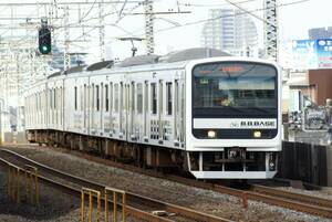 鉄道写真　東日本旅客鉄道(JR東日本)　209系2200番台　BOSO BICYCLE BASE(B.B.BASE)　Lサイズ