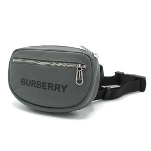 バーバリー BURBERRY キャノン ミニ ミニ ウエストポーチ ミニ ボディバッグ8052888 CHARCOAL GREY (グレー系) アウトレット メンズ 