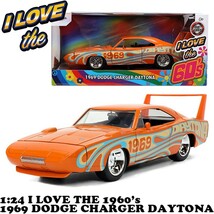 JADA TOYS 1:24 I LOVE THE 1960's 1969 DODGE CHARGER DAYTONA ミニカー_画像1