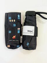 Wpc. 遮光 ミニ スーパーマリオブラザーズ 日傘 折りたたみ 傘 完全遮光 100％ UV対策 コンパクト 折傘 晴雨兼用 マリオ 任天堂_画像8