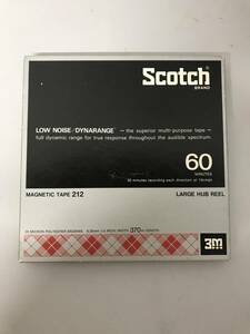 Scotch　MAGNETIC　TAPE　18ｃｍ　7in オープンリール　1巻セット