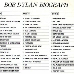 ボブ・ディラン/バイオグラフ 3CDの画像2