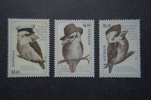  foreign stamp : Australia stamp [ war ground to postcard ] 3 kind . unused 