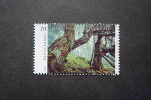 外国切手：ドイツ切手 「ドイツの自然2018」1種完 未使用