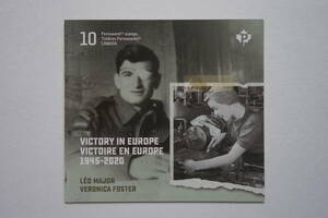  foreign stamp : Canada stamp [ army person Leo Major, woman .. person veronika* Foster ]10 surface stamp . unused 