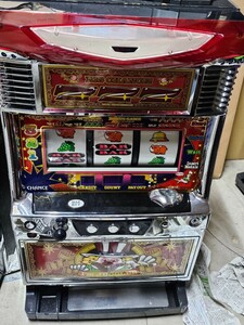 静岡 【引き取り限定】 美品 北電子 アイムジャグラー (ゴールド×レッド) コイン不要機 5号機 スロットパチスロ 家スロ スロット台 実機 