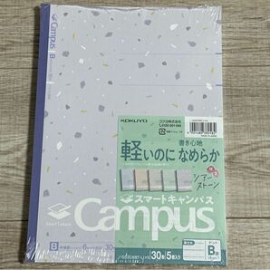 同梱不可【限定シアーストーン柄】Campusノート　ドット　B罫　５冊入り