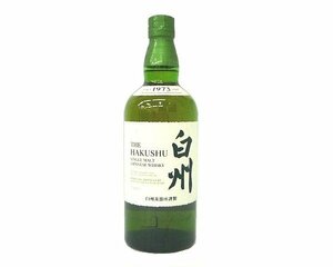 M【大関質店】福岡県以外には発送不可！未開栓 サントリー シングルモルトウイスキー SINCE1973年 白州 700ml 43% 白州蒸溜所謹製ラベル