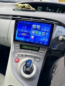 プリウス30 androidナビ10.33インチ android navi, android auto, apple carplay, AHDバックカメラ付き．