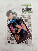 (CAPCOM)春麗(振り返り) ビーサイドレーベル B-SIDE LABEL 希少 コラボステッカー シール【ミニレター・送料無料】_画像1