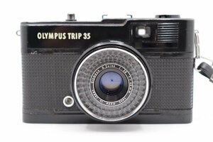 OLYMPUS TRIP35 オリンパストリップ35　ブラックボディ　D.Zuiko　1：2.8　f＝40mm　フィルムカメラ　シャッターOK！　カメラ