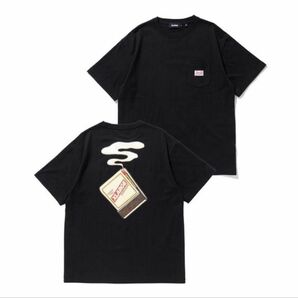 XLARGE 半袖 Tシャツ バックプリント ストリート ポケット マッチ 黒