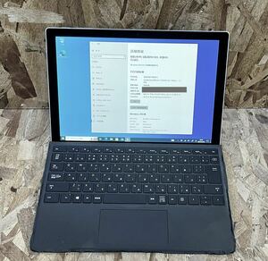 ①Microsoft Surface Pro5 / モデル1796 / 128GB /メモリ4G /タイプカバー付き/ Windows10 リカバリ済