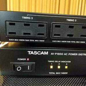 ②TASCAM AV-P1800 AC POWER DISTRIBUTOR 中古②の画像4