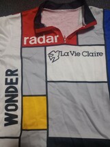 La Vie Claire サイクルジャージ radar WONDER 3ポケット 半袖 ヴィンテージ クロモリなどに_画像4