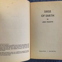 SIEGE OF EARTH John Faucette 著者ジョン・M・フォーセット 1971 洋書 ニューヨーク カラー広告・KENT ケント_画像5