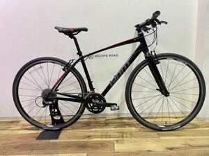 ■美品■GIANT ジャイアント RX3 クロスバイク ブラック レッド SHIMANO 2×9s ロードバイク 完成車